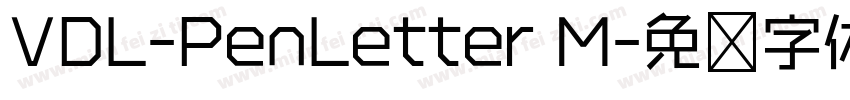 VDL-PenLetter M字体转换